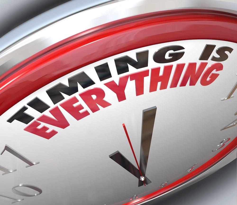 Timing is Everything Words on Clock Punctual Speed Timing is everything