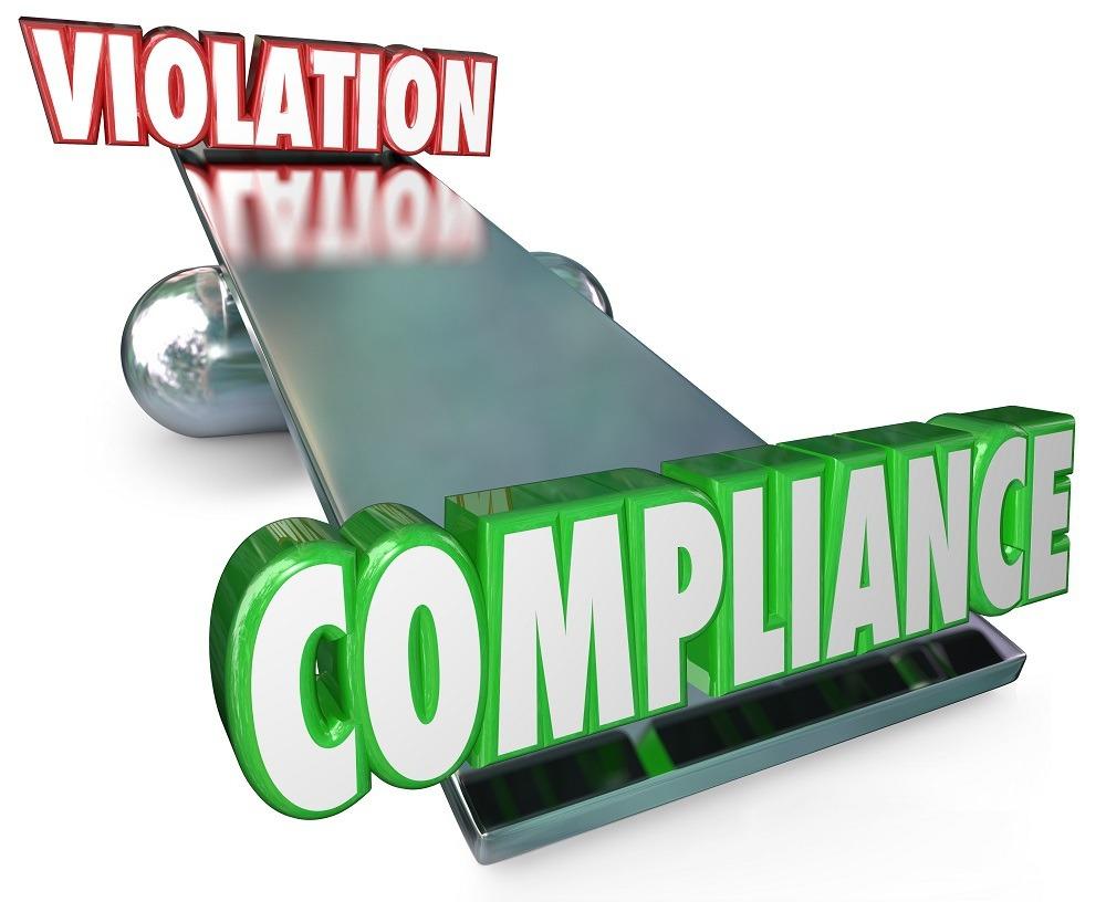 IT Support Compliance Vs Violation See-Saw Balance Following Rules Laws IT Support Compliance Vs Violation See-Saw Balance Following Rules Laws