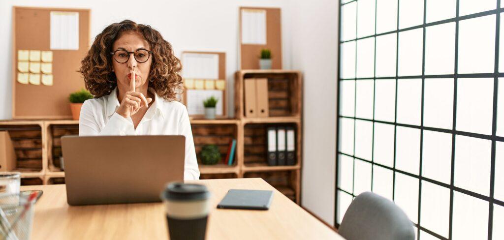 Middle age hispanic woman working at the office wearing glasses IT Management Best Practices